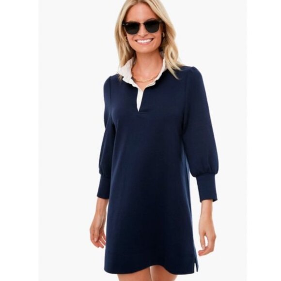 Tuckernuck Pomander Place Navy Charlotte Dress - Picture 6 of 16